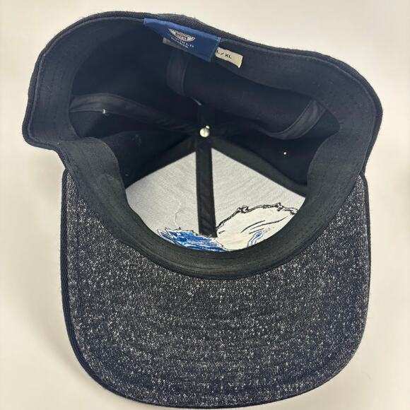 Detroit Lions Reebok Hat Onfield NFL Equipment Wool Men's Fitted L/XL Black - Picture 7 of 9